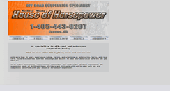 Desktop Screenshot of houseofhorsepower.com